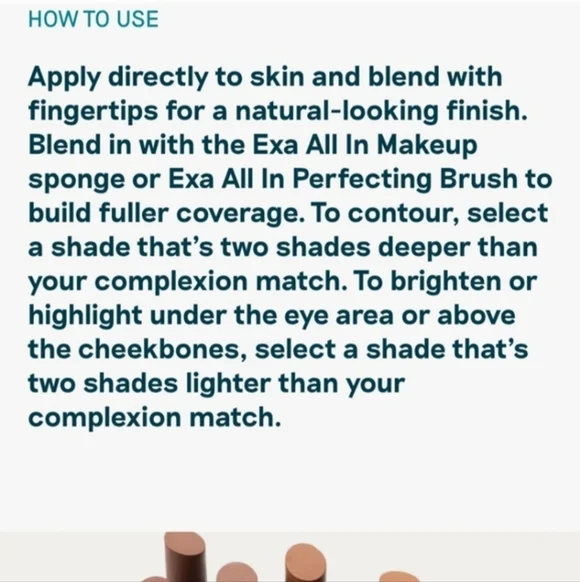 🌺SALE Exa Beauty High Fidelity Brightening Concealer Stick #21 - Picture 6 of 7